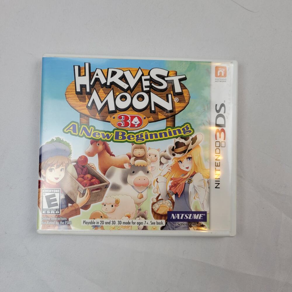 Harvest Moon 3D A New Beginning CIB Nintendo 3DS